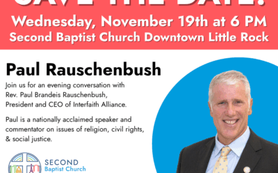An evening conversation with Paul Rauschenbush