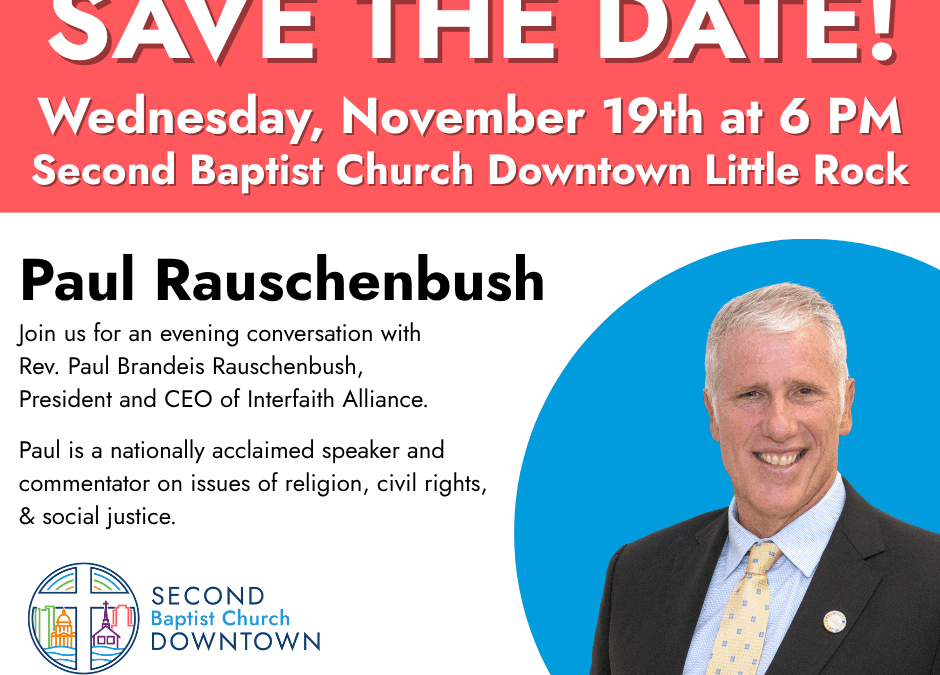 An evening conversation with Paul Rauschenbush